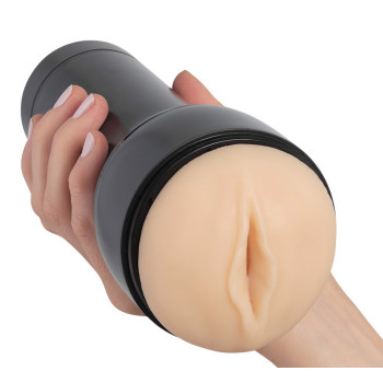 Мастурбатор вагіна Kiiroo Feel Stroker для секс-машини Kiiroo Keon бежевий, 22 см х 8.4 см