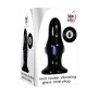 Анальна пробка скляна з вібрацією A&E REAR ROCKER VIBRATING GLASS ANAL PLUG