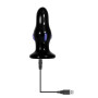 Анальна пробка скляна з вібрацією A&E REAR ROCKER VIBRATING GLASS ANAL PLUG