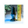 Анальна пробка скляна з вібрацією A&E REAR ROCKER VIBRATING GLASS ANAL PLUG