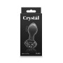 Скляна пробка NS Novelties CRYSTAL FLOWER BLACK