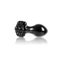 Скляна пробка NS Novelties CRYSTAL FLOWER BLACK