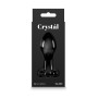 Скляна пробка NS Novelties CRYSTAL FLOWER BLACK
