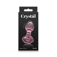 Стеклянная пробка NS Novelties CRYSTAL FLOWER PINK