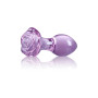 Скляна пробка NS Novelties CRYSTAL ROSE PURPLE