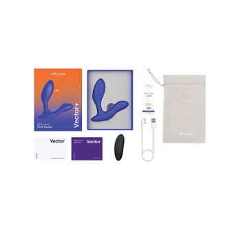 Массажер простаты WE-VIBE Royal Blue+ с пультом управления