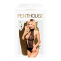 Боді з коміром стійки Penthouse Perfect lover black (S/M