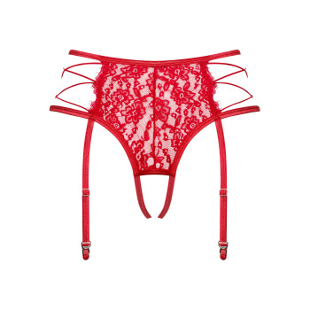 Пояс для панчох Obsessive Rediosa L/XL