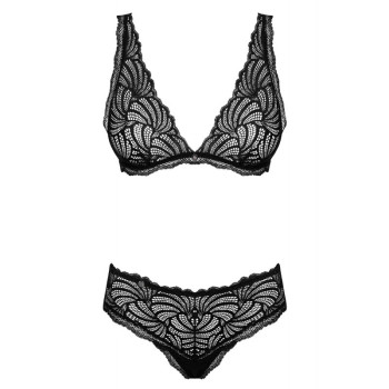 Комплект Obsessive Sweetia 2-pcs set black S/M