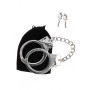 Наручники для БДСМ практик Taboom Luxury Bondage Essentials металлические, серебряные