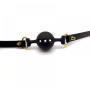 Кляп із силікону та італійської шкіри Breathable Small Ball Gag UPKO