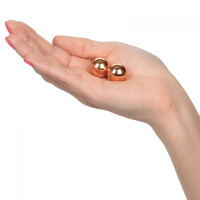 Вагінальні кульки CalExotics Climax Weighted Kegel Balls Nickel-Free - Rose Gold