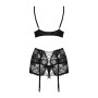 Комплект Obsessive Peonesia 3 предмета S/M