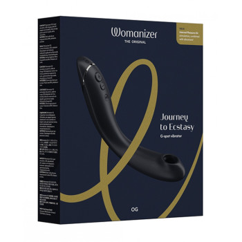 Вібратор для точки G c вакуумною стимуляцією Womanizer OG Slate