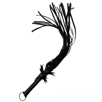 Флогер з квіткою DS Fetish Flogger L red with flower
