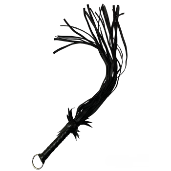 Флогер з квіткою DS Fetish Flogger L red with flower