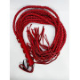 Флогер натуральна шкіра DS Fetish Leather flogger red