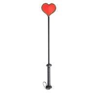 Стек DS Fetish Crop heart red/black