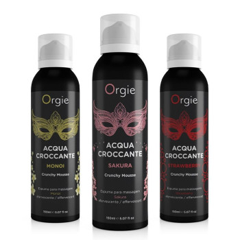 Шипуча зволожуюча пінка для масажу Acqua Crocante, Аромат: Моной з Таїті, Orgie