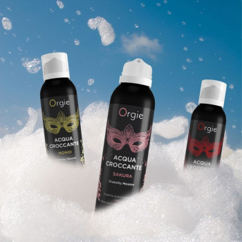 Шипуча зволожуюча пінка для масажу Acqua Crocante, Аромат: Моной з Таїті, Orgie