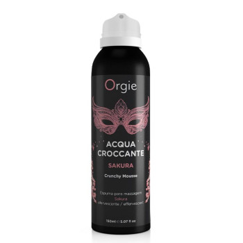 Шипуча пінка зволожуюча для масажу Acqua Crocante, Аромат: сакура, Orgie