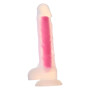 Фаллоимитатор люминесцентный на присоске Dream Toys RADIANT Glow In The Dark розовый