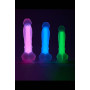 Фаллоимитатор люминесцентный на присоске Dream Toys RADIANT Glow In The Dark розовый