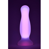Анальна пробка, що світиться Dream Toys RADIANT SOFT SILICONE GLOW IN THE DARK PLUG LARGE PINK