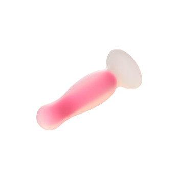 Анальная пробка люминесцентная Dream Toys RADIANT Glow In The Dark розовая, L
