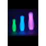 Анальная пробка люминесцентная Dream Toys RADIANT Glow In The Dark розовая, L