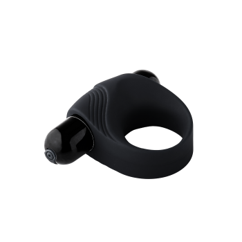 Эрекционное кольцо Dream Toys RAMROD VIBRATING COCKRING WITH BIG BULLET BLACK