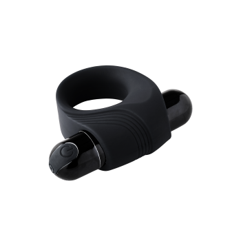 Эрекционное кольцо Dream Toys RAMROD VIBRATING COCKRING WITH BIG BULLET BLACK