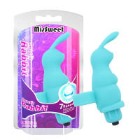 Вібромасажер на палець Sweeiie Rabbit, Blue Chisa