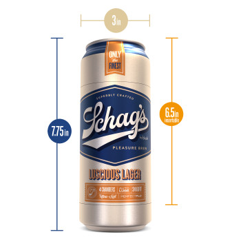 Мастурбатор, що самозмазується SCHAG'S LUSCIOUS LAGER FROSTED