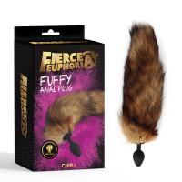 Анальний корок з хвостом Fuffy anal plug Chisa