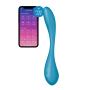 Мультивибратор SATISFYER G-Spot Flex 5+ управление телефоном, голубой
