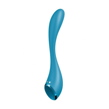 Мультивибратор SATISFYER G-Spot Flex 5+ управление телефоном, голубой