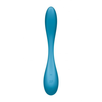 Мультивибратор SATISFYER G-Spot Flex 5+ управление телефоном, голубой
