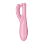 Гибкий смарт вибратор Satisfyer Threesome 4 Connect App розовый