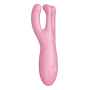 Гибкий смарт вибратор Satisfyer Threesome 4 Connect App розовый