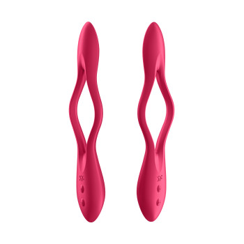 Гнущийся универсальный вибратор (эрекцинное кольцо) SATISFYER ELASTIC JOY RED