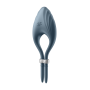 Регулируемое эрекционное кольцо с вибрацией SATISFYER DUELIST DARK синий