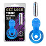 Эрекционное кольцо с вибрацией и стимулятором клитора GET LOCK Cocking Chisa