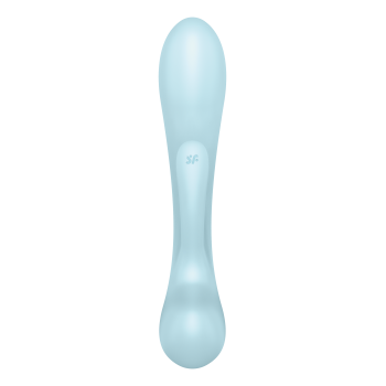 Вибратор кролик Satisfyer Triple Oh с тремя моторами, голубой