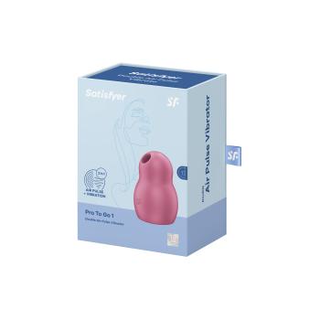 Вакуумный клиторальный стимулятор Satisfyer Pro To Go 1 розовый
