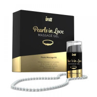 Набір для інтимного масажу Intt Pearls in Love, 15 мл, з гелем та намистами.
