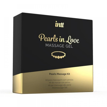 Набор для интимного массажа Intt Pearls in Love, 15 мл, с гелем и жемчужным ожерельем
