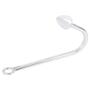 Крюк анальный металлический You2Toys Bondage Hook с кольцом для бондажа, серебристый