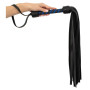 Флогер кожаный Leather flogger black/royal
