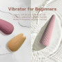 Міні-вібратор для клітора з фігурним візерунком Sweet Em Velvet Lure,10 режимів вібрації, жовтий